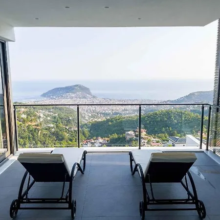 Villa 5 Star Alanya Mansion With Majestic Sea And Castle Views, White Wings Mansion 1001