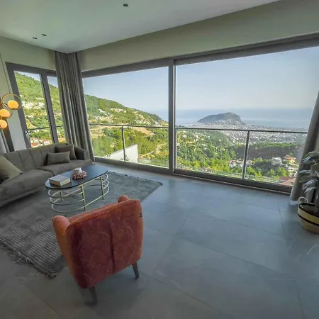 5 Star Alanya Mansion With Majestic Sea And Castle Views, White Wings Mansion 1001 Villa *